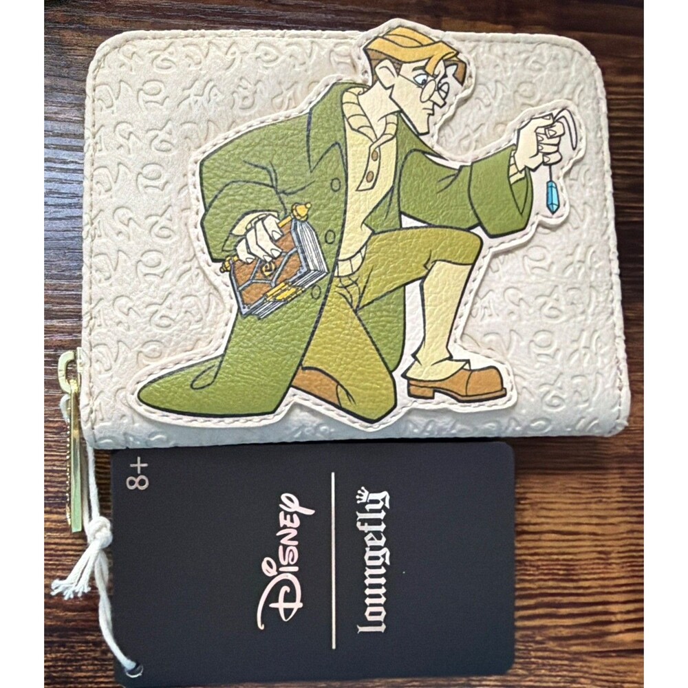 Loungefly Disney Atlantis: The Lost Empire Milo Small Zip Wallet - NWTs